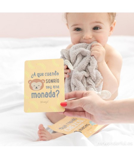 Mr. Wonderful Tarjetas para bebés Fotos y momentazos de mi primer año +  WOA09123ES Álbum