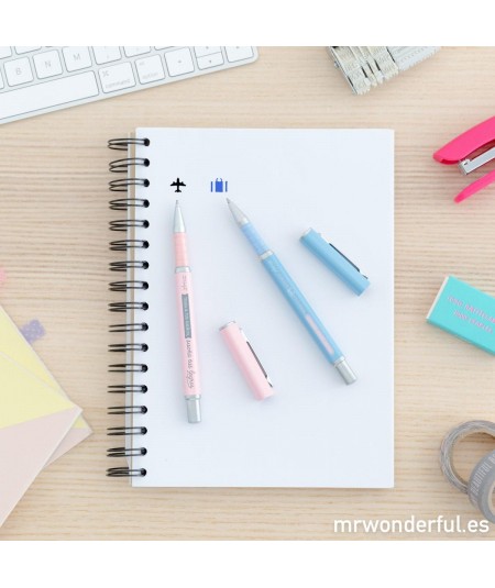 Bolígrafos Mr.Wonderful: A tope de ideas geniales/Boli cumplesueños