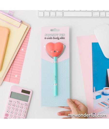Pen with squishy - Heart
