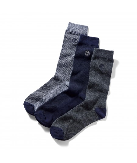 3 PARES DE CALCETINES MARLED RIBBED CREW