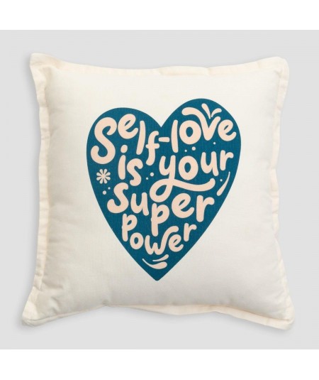Cushion blue - Self-love is...